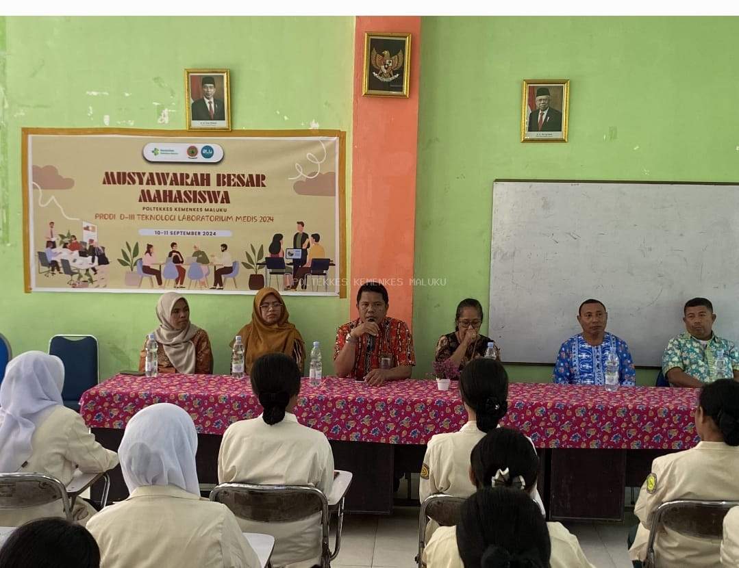 Musyawarah Besar Mahasiswa Prodi D-III Teknologi Laboratorium Medis Poltekkes Kemenkes Maluku Tahun 2024 Sukses Digelar 
