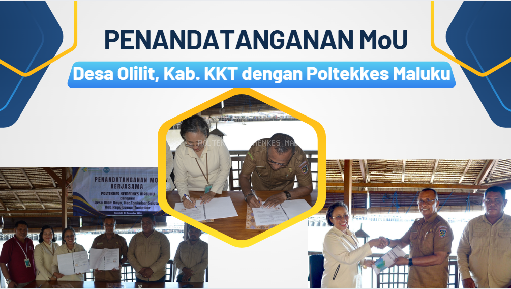 Poltekkes Maluku Teken MoU Wilayah Binaan Desa Olilit, Dorong Implementasi Tri Dharma Perguruan Tinggi