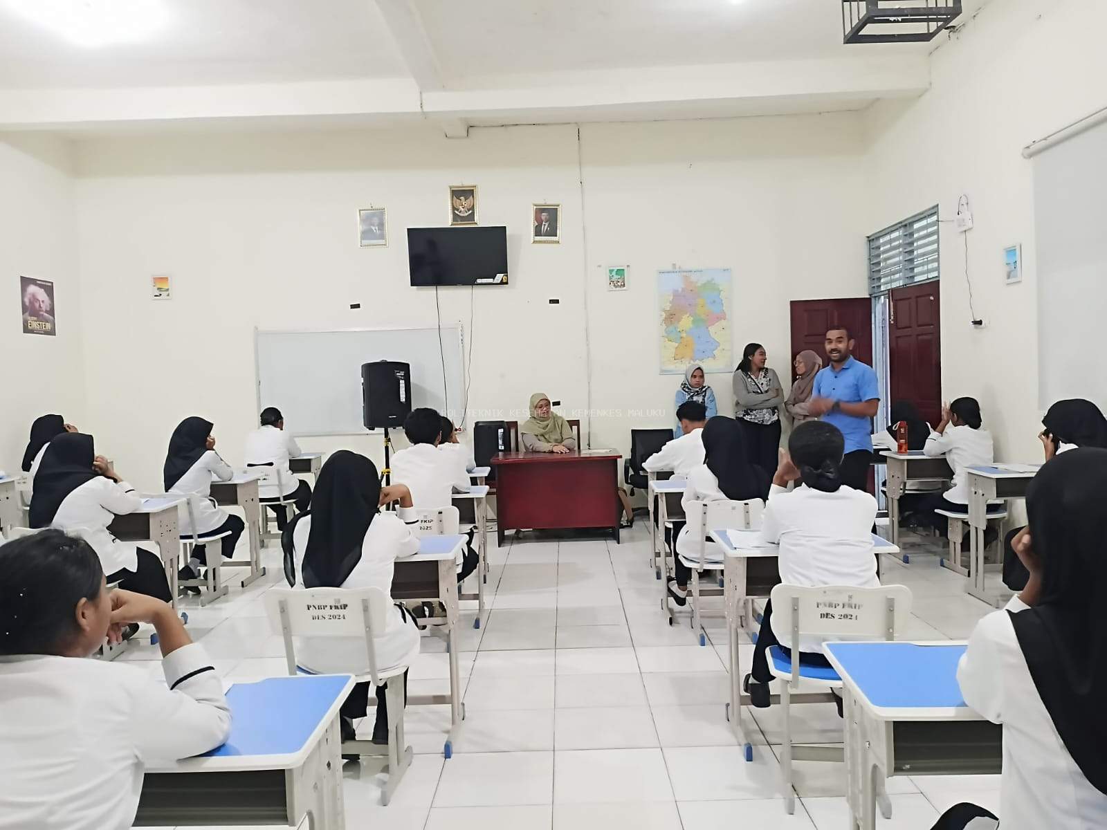 Mahasiswa Kelas Internasional Jerman Poltekkes Kemenkes Maluku Ikuti Ujian Bahasa Jerman Tingkat A2